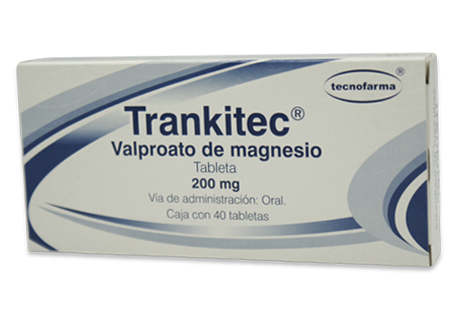TRANKITEC VALPROATO DE MAGNESIO 200 MG CAJ/40 TAB