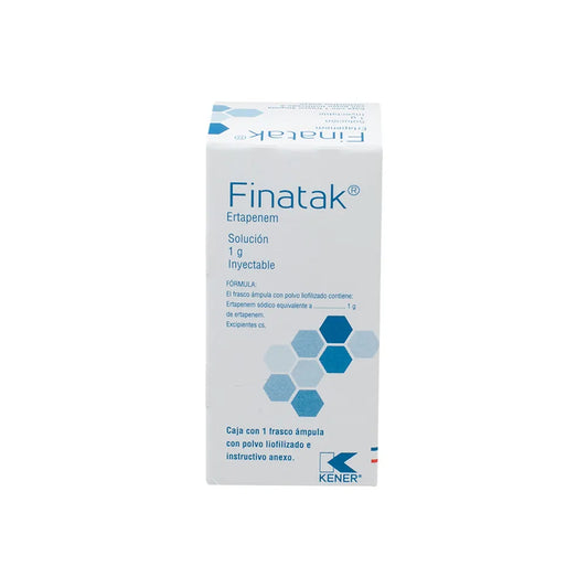 FINATAK ERTAPENEM 1 GRAMO CAJ/1 FAM