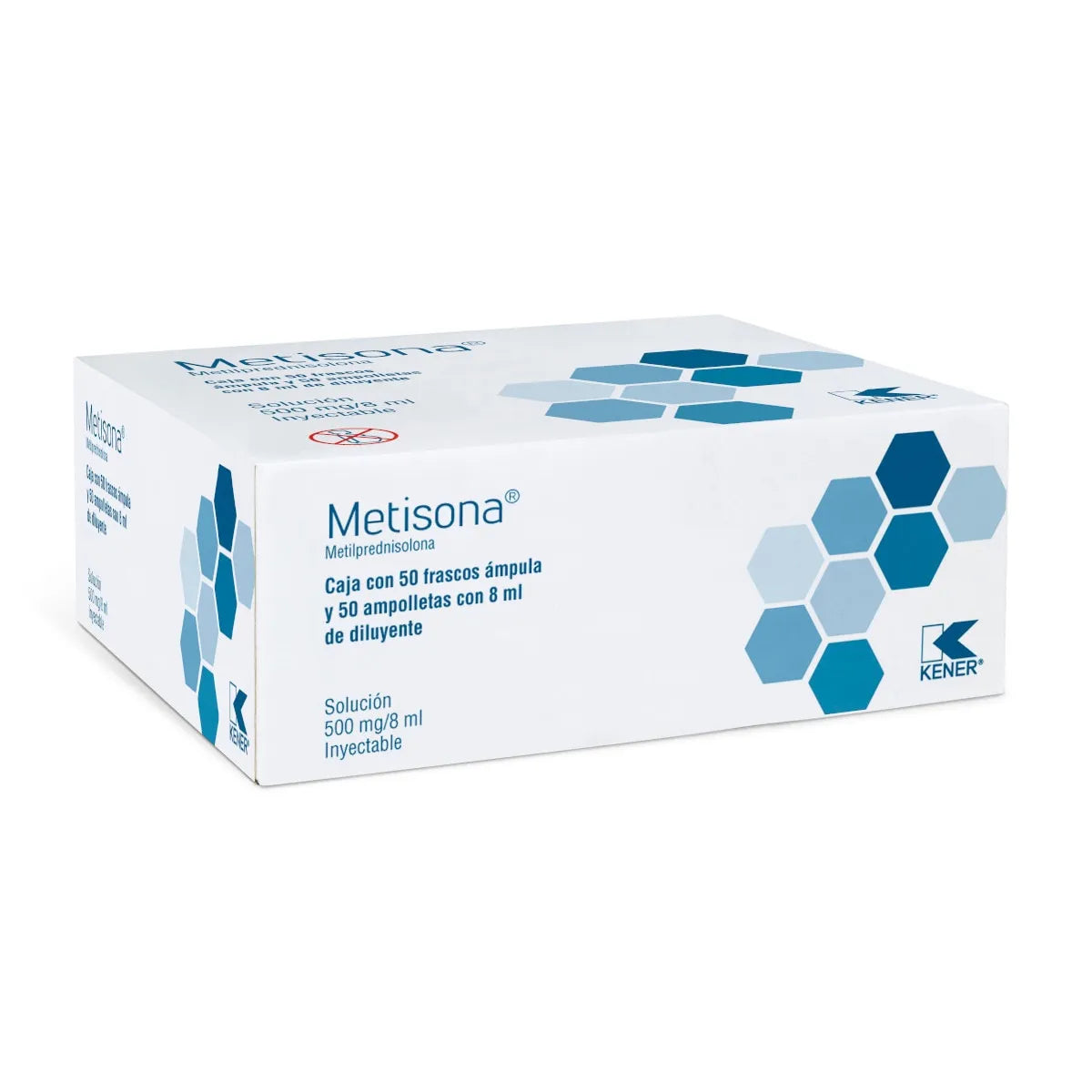 METISONA METILPREDNISOLONA 500MG/8 ML CAJ/50 FAM