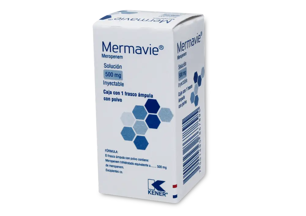 MERMAVIE MEROPENEM 500 MG CAJ/1 FAM