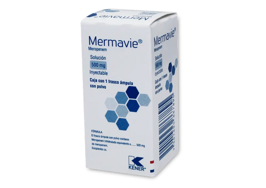 MERMAVIE MEROPENEM 500 MG CAJ/1 FAM