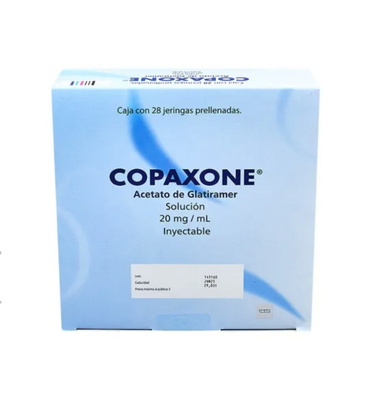 COPAXONE ACETATO DE GLATIRAMER 20 MG/ML JPRELL C/28