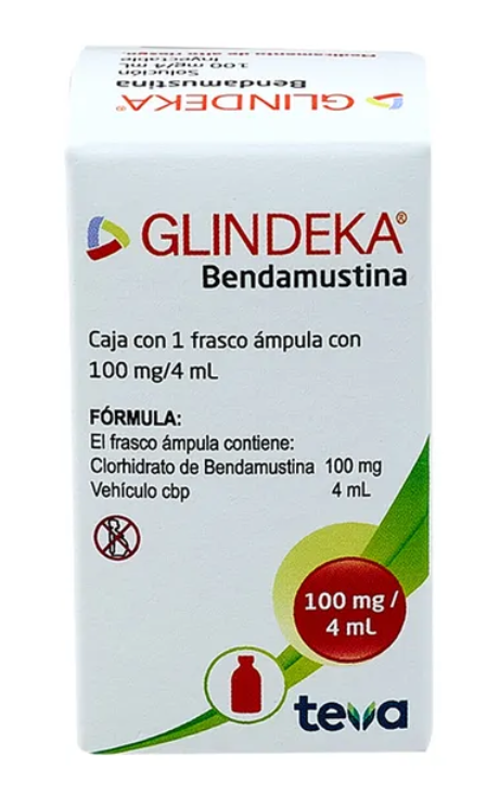 GLINDEKA BENDAMUSTINA 100 MG / 4 ML CAJ FAM C/1