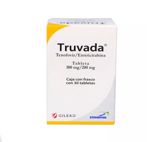TRUVADA TENOFOVIR/EMTRICITABINA 300MG/200 MG TAB CAJ/30