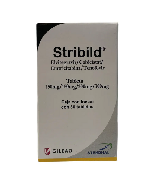 STRIBILD ELVITEGRAVIR/COBICISTAT/EMTRICITABINA/TENOFOVIR  TAB CAJ/30
