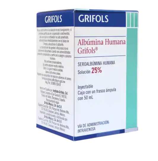 ALBUMINA HUMANA GRIFOLS 50 ML 25% FAM CAJ/1