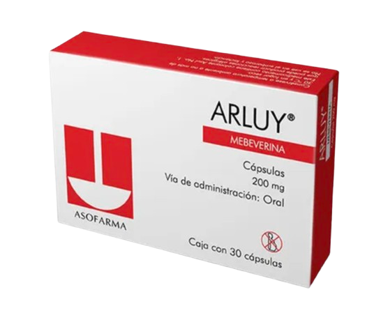 ARLUY MEBEVERINA 200 MG CAJ/30 CAPSULAS