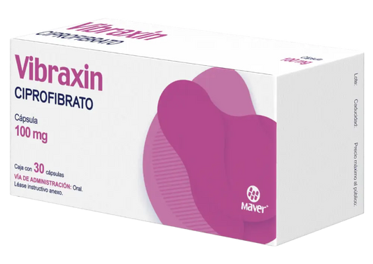 VIBRAXIN CIPROFIBRATO 100 MG C/30