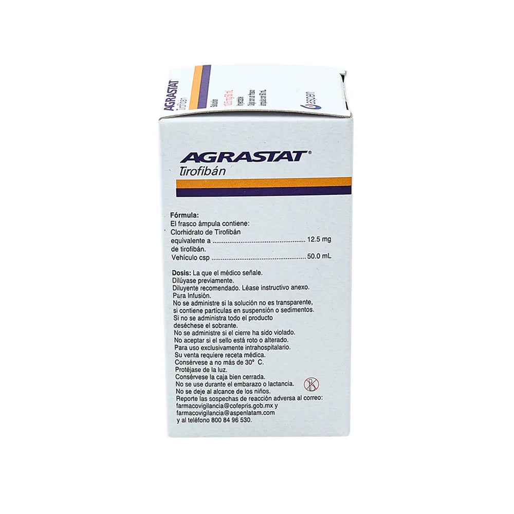 AGRASTAT Tirofiban 12.5MG/50ML  caj/ 1 FAM