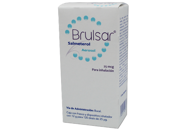 BRULSAR SALMETEROL 25 MCG CAJ/DISP 120 DOSIS