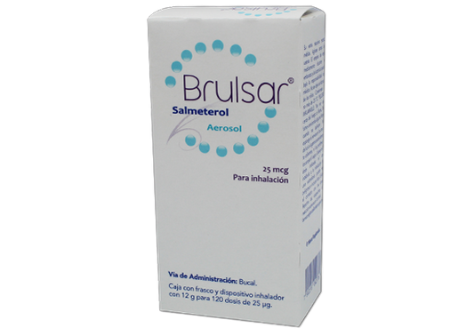BRULSAR SALMETEROL 25 MCG CAJ/DISP 120 DOSIS