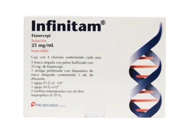 INFINITAM ETANERCEPT 25MG FAM 1ML CAJ C/4