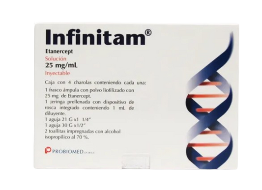 INFINITAM ETANERCEPT 25MG FAM 1ML CAJ C/4