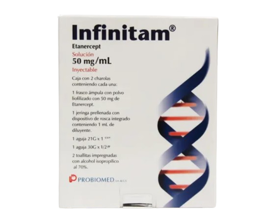 INFINITAM ETANERCEPT 50MG FAM 1ML CAJ C/2