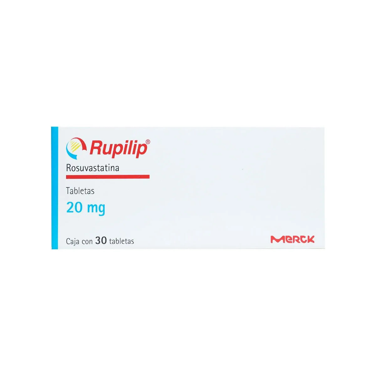 RUPILIP  ROSUVASTATINA20 MG CON 30