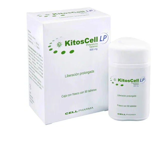 KITOSCELL LP PIRFENIDONA 600MG TAB CAJ C/90