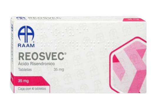 REOSVEC ACIDO RISENDRONICO 35 MG CAJ/4 TAB