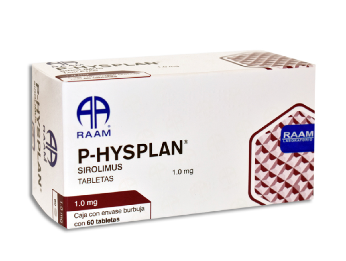 P-HYSPLAN SIROLIMUS 1 MG CAJ/ 60 TAB