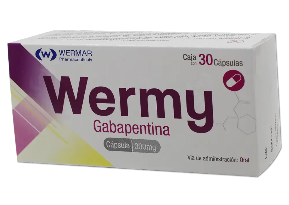 WERMY  GABAPENTINA 300 MG C/30 CAPS