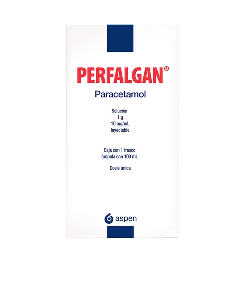 PERFALGAN PARACETAMOL 1 G (10 MG/ML) SOL INY FAM CAJ C/4.