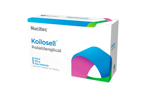 KOILOSELL POLIETILENGLICOL 105 GR/SOB CAJ/4