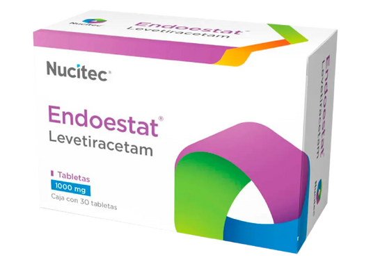 ENDOESTAT LEVETIRACETAM  500 MG CAJ/60