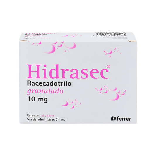 HIDRASEC RACECADOTRILO 10 MG CAJ/18 SOBRES