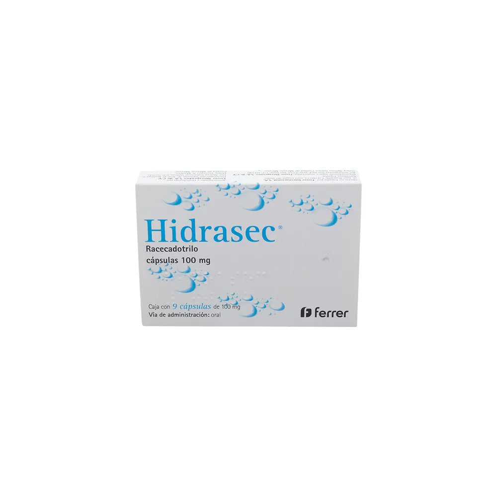HIDRASEC RACECADOTRILO 100 MG CAJ/9 CAPS
