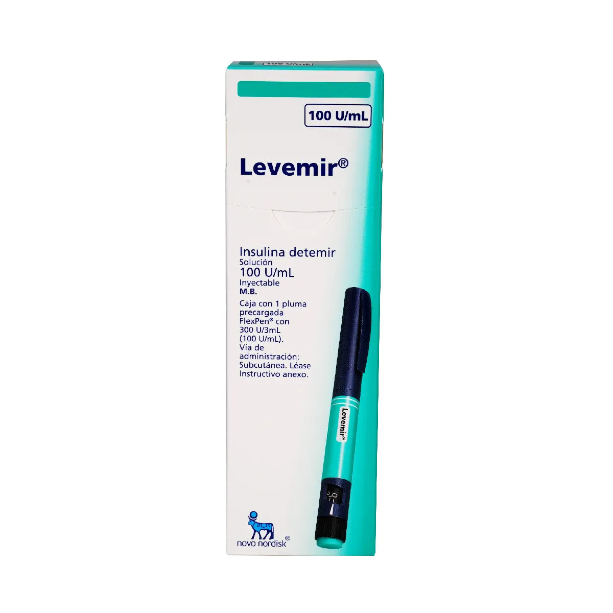 LEVEMIR FLEXPEN INSULINA DETEMIR 100 UI/ML 1JGP C/3 ML