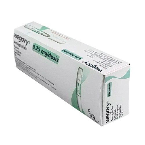 WEGOVY SEMAGLUTIDA 0.25 MG/DOSIS  1 JPLL 4 DOSIS
