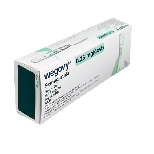 WEGOVY SEMAGLUTIDA 0.25 MG/DOSIS  1 JPLL 4 DOSIS