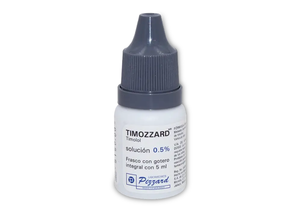 TIMOZZARD TIMOOLOL 0.5% CAJ/ 5 ML
