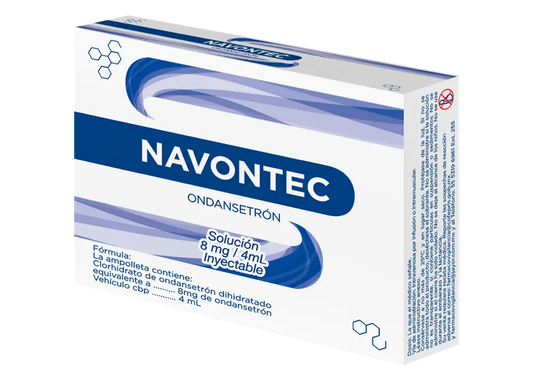 NAVONTEC ONDANSETRON 8MG/4 ML CAJ/3 AMP