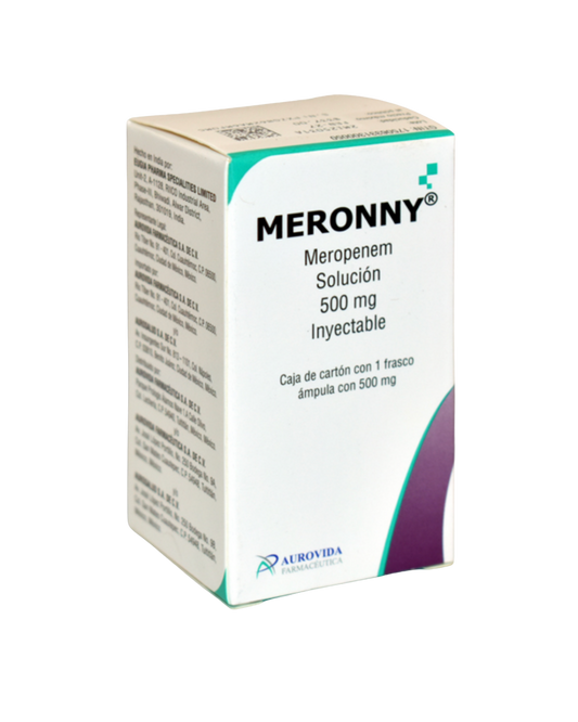 MERRONY MEROPENEM 500 MG CAJ/1 FAM