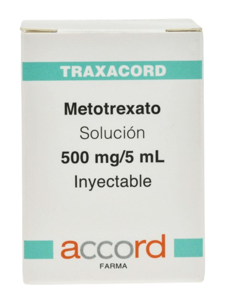 TRAXACORD METOTREXATO 500 MG FAM CAJ/1