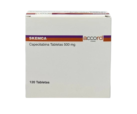 SKEMCA CAPECITABINA 500MG TAB CAJ C/120