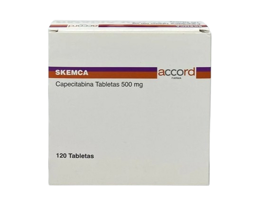 SKEMCA CAPECITABINA 500MG TAB CAJ C/120