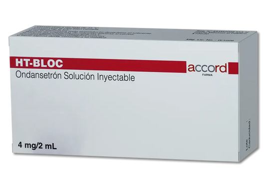HT-BLOC ONDANSETRON 4 MG/ 2 ML CAJ/1 AMP