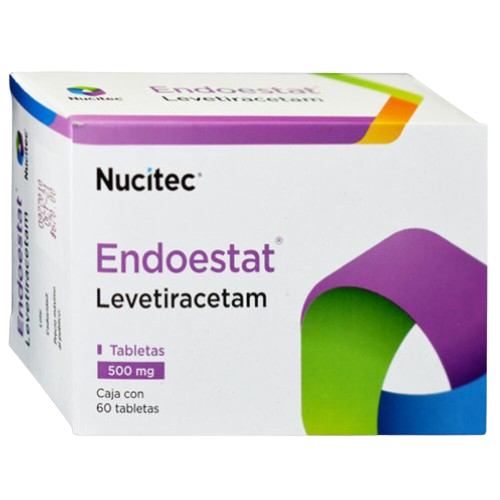 ENDOESTAT LEVETIRACETAM 500 MG TAB CAJ/60