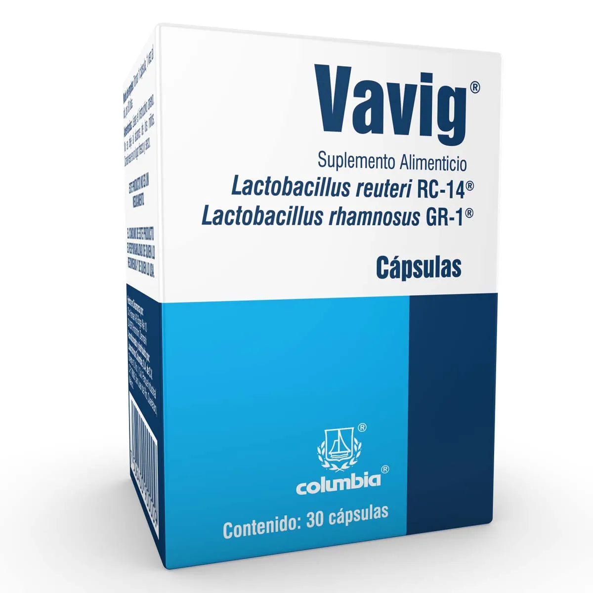 VAVIG LACTOBACILLUS REUTERI/ LACTOBACILLUS RHAMNOSUS 13500000000000 UFC / 13500000000000 UFC / CAJ/30 CAPS