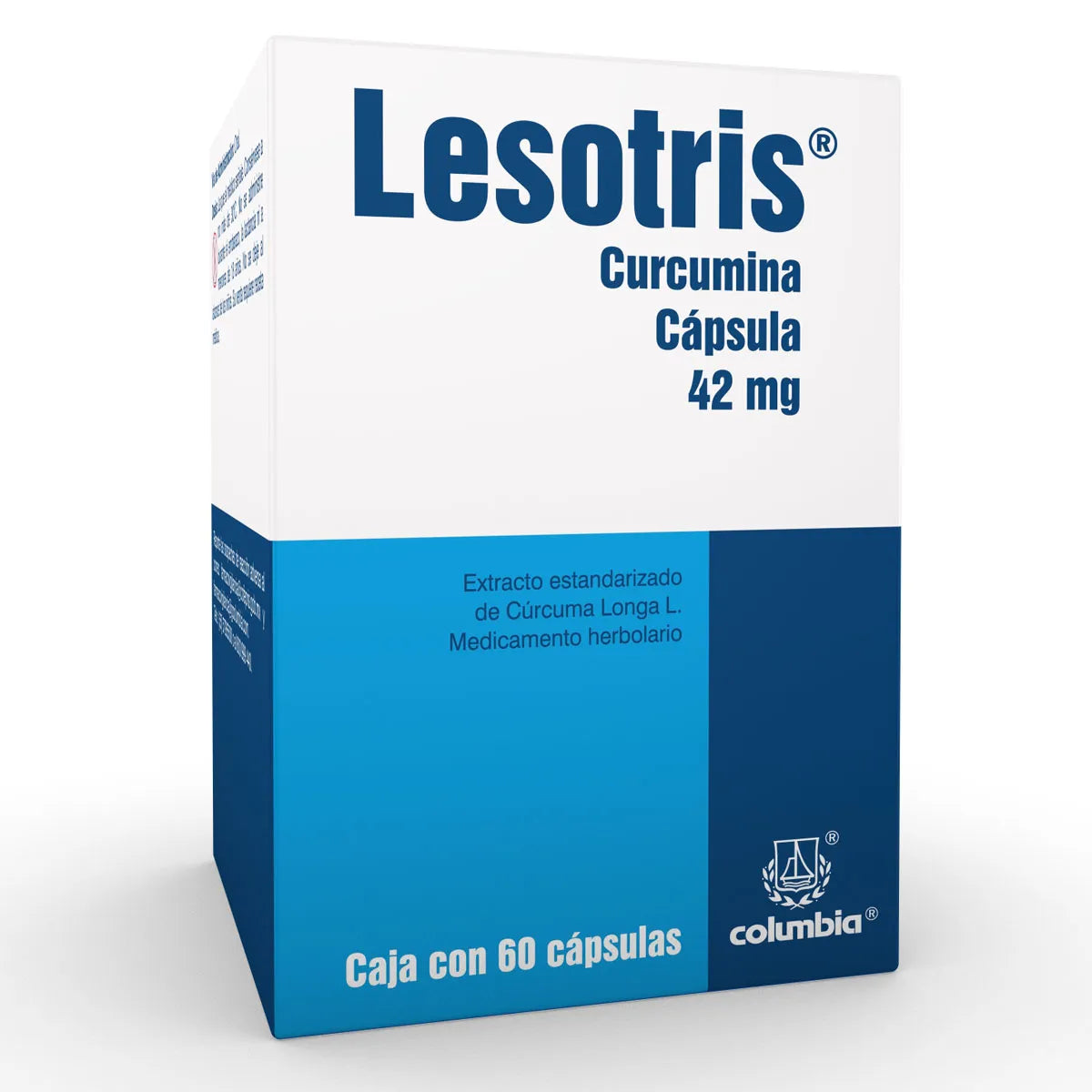 LESOTRIS CURCUMA LONGA 42 MG CAJ/60 CAPS