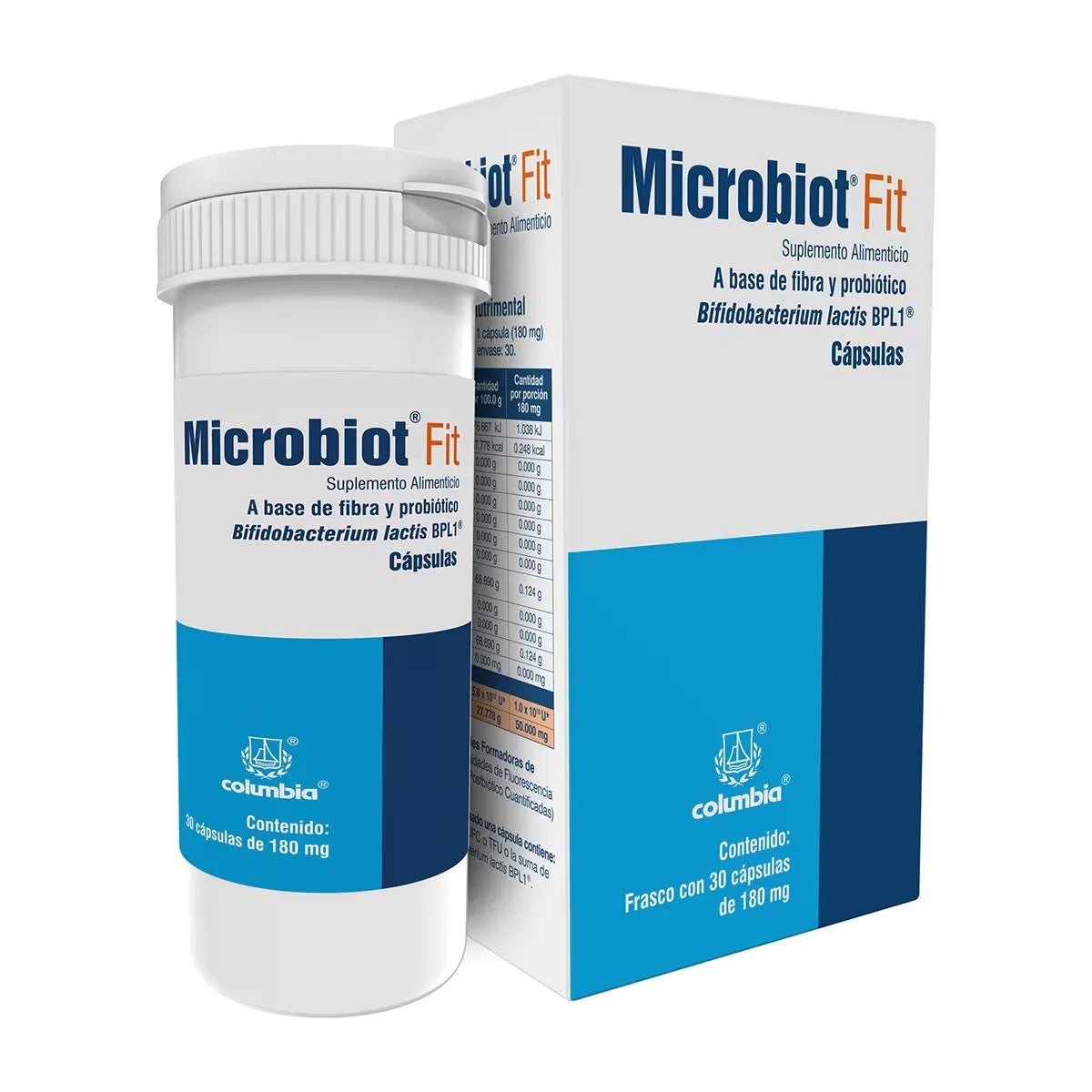 MICROBIOTFIT BIFIDOBACTERIUM LACTIS 180 MG CAJ/30 CAP
