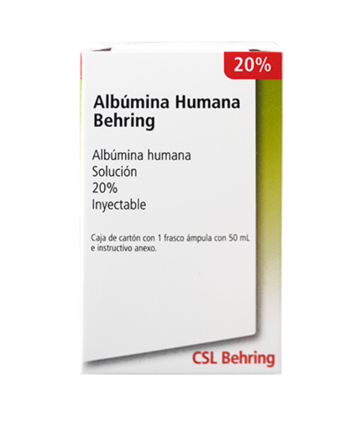 ALBUNATE HUMAN ALBUMIN 20% 10 G/50 ML1 FAM BOX/1