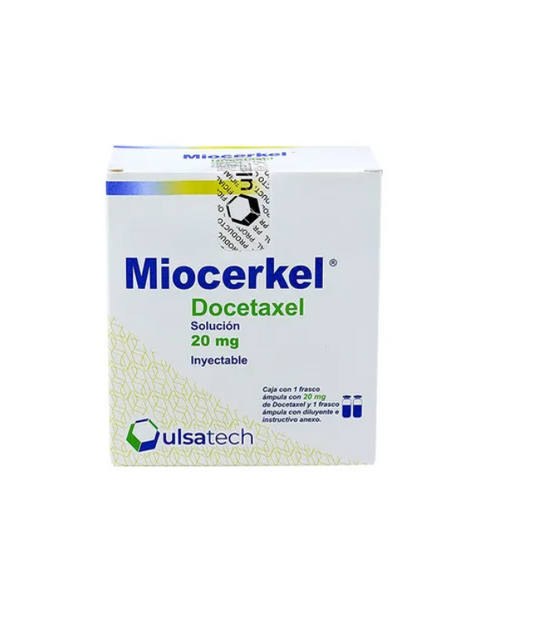 MIOCERKEL DOCETAXEL 20 MG SOL INY FCO AMP CAJ C/ 1