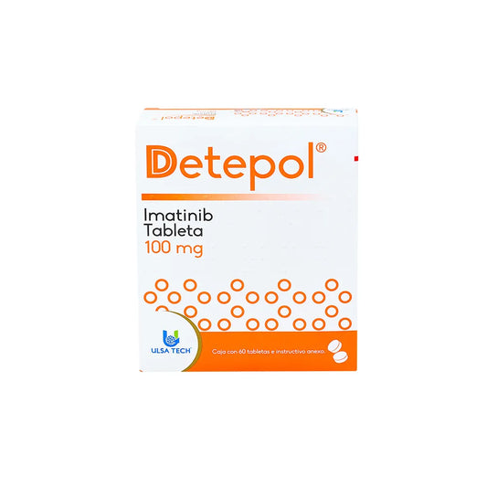 DETEPOL IMATINIB 100 MG TAB CAJ C/ 60