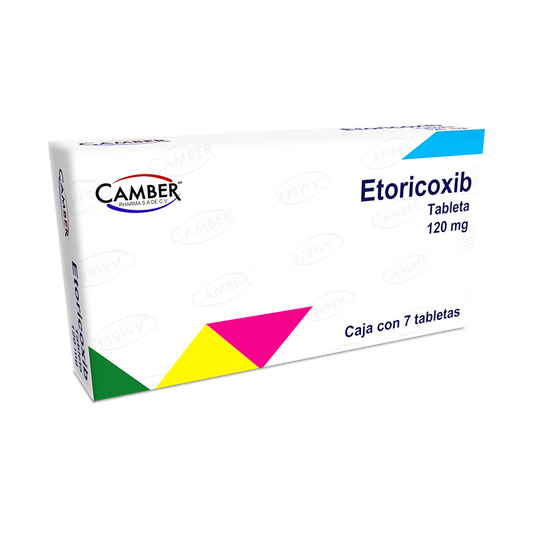 ETORICOXIB CAMBER 120 MG CAJ/7 TAB