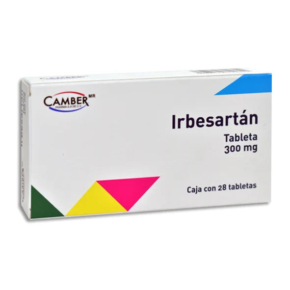 IRBESARTAN 300 MG CAJ/28 TAB