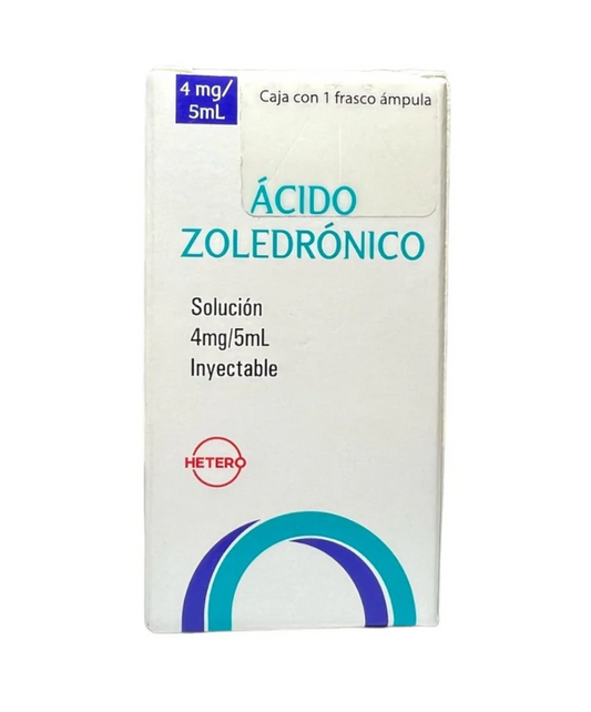 PRISHA ZOLEDRONIC ACID 4 MG/ 5ML FAM BOX C/1