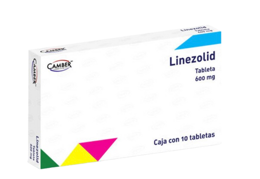 LINEZOLID 600 MG TAB CAJ/10