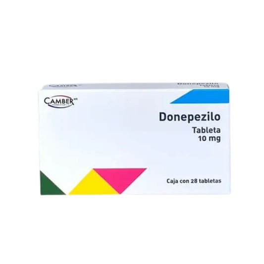 DONEPECILO 10 MG CAMBER CON 28